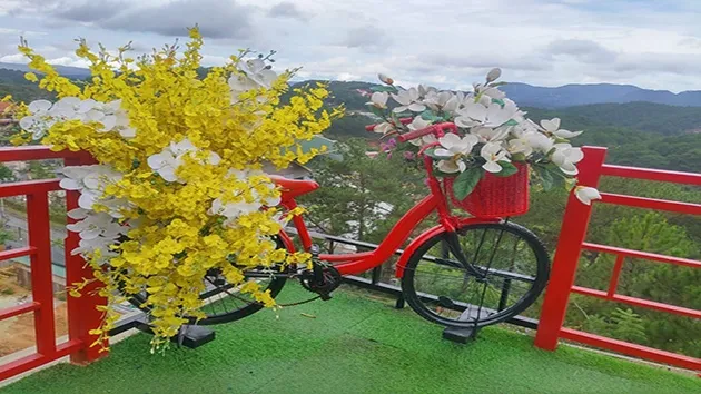 Không gian "sống ảo" cực kỳ thơ mộng tại quán Cafe Dalat View